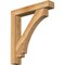 Ekena Millwork Imperial Block Rough Sawn Bracket w/ Offset Brace, Western Red Cedar, 6"W x 32"D x 36"H BKT0604X32X36IMP05RWR - alternate 1
